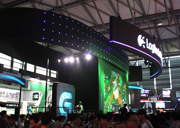 Chinajoy游戏展-罗技黄瓜直播视频(274㎡)